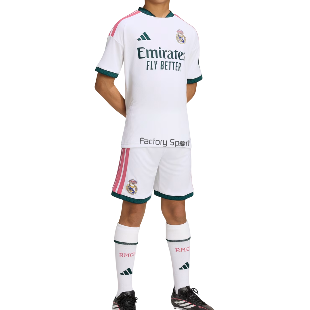 ADIDAS REAL H Y KIT EQUIP MADRID 26/27 1ª BLANCO/VERDE/VIOLETA