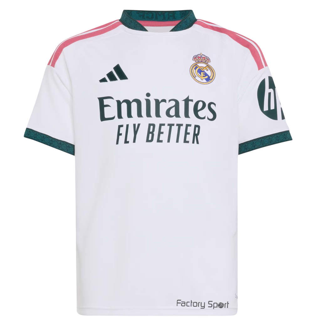 ADIDAS REAL H Y KIT EQUIP MADRID 26/27 1ª BLANCO/VERDE/VIOLETA - Imagen 3