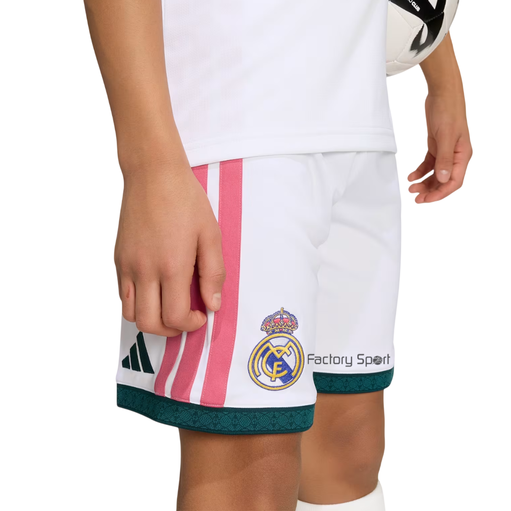 ADIDAS REAL H Y KIT EQUIP MADRID 26/27 1ª BLANCO/VERDE/VIOLETA - Imagen 4