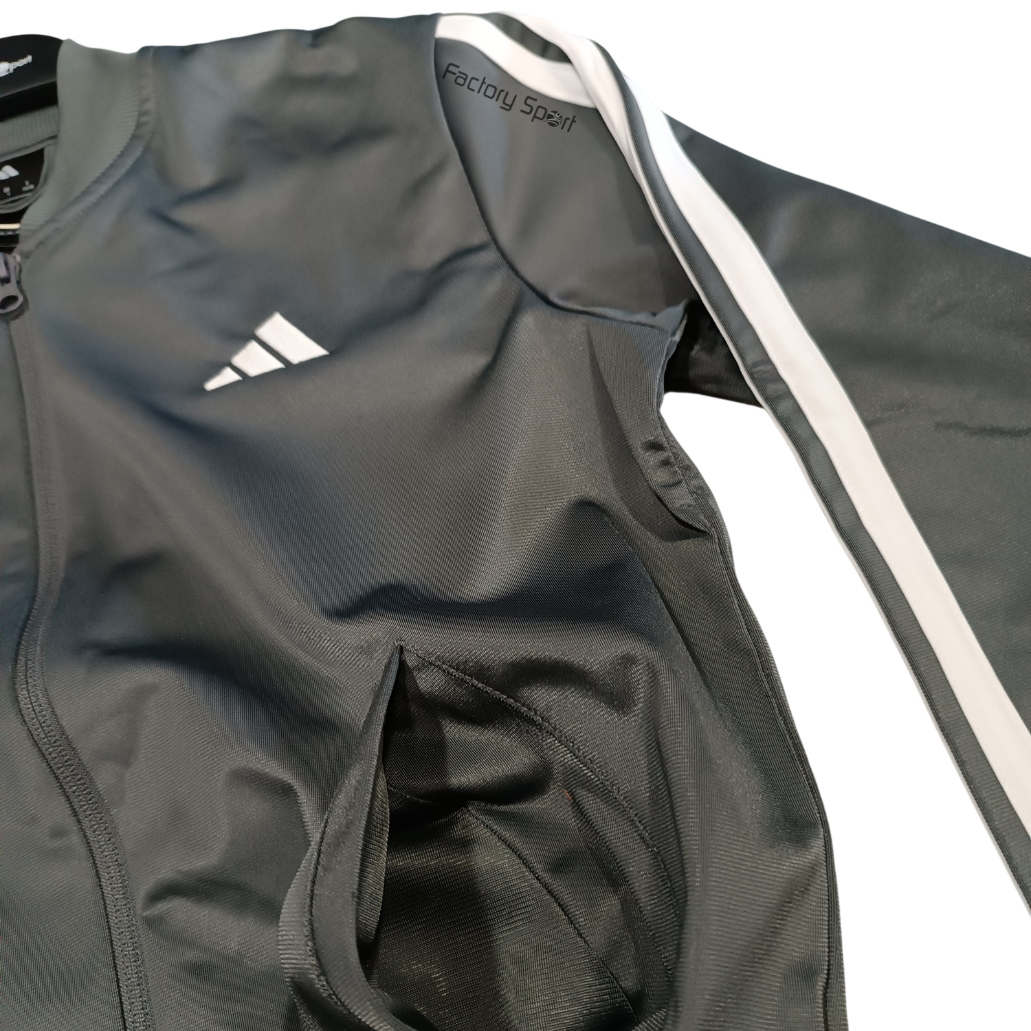 ADIDAS W ESS ES TS CHANDAL GRIS/BLANCO PARA MUJER - Imagen 3