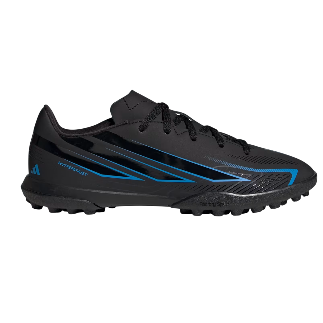 ADIDAS F50 HYPERFAST CLUB TF JR NEGRO/AZUL PARA NIÑO
