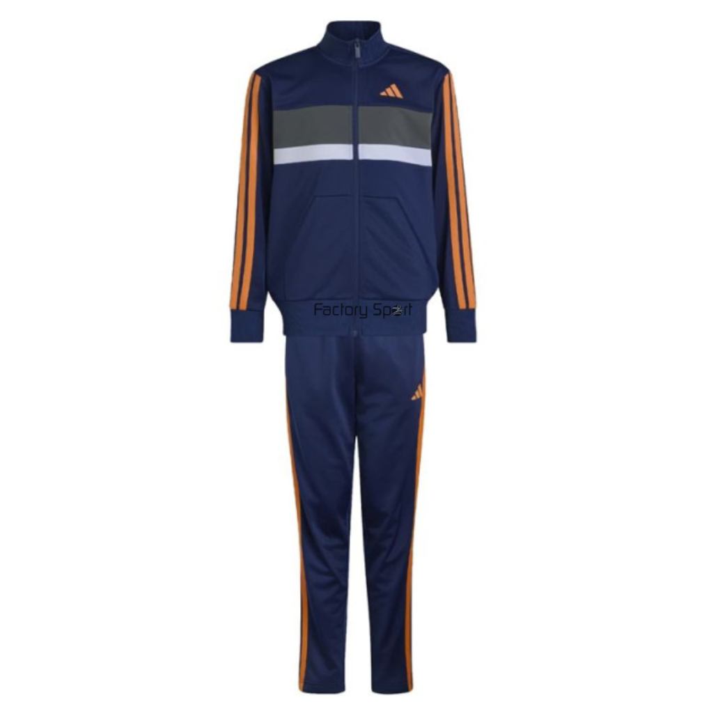 ADIDAS J 3S TIBERIO TS CHANDAL MARINO/NARANJA/GRIS/BLANCO PARA NIÑO