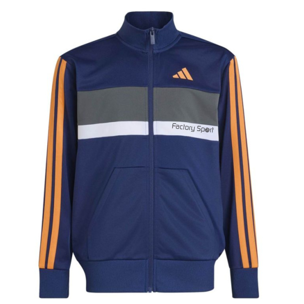 ADIDAS J 3S TIBERIO TS CHANDAL MARINO/NARANJA/GRIS/BLANCO PARA NIÑO - Imagen 3