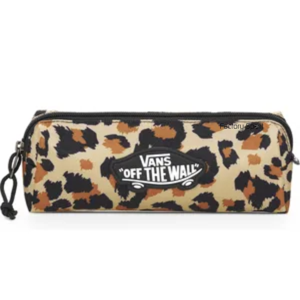 VANS OLD SKOOL PENCIL ESTUCHE MARRON/NEG LEOPARDO 4MG1