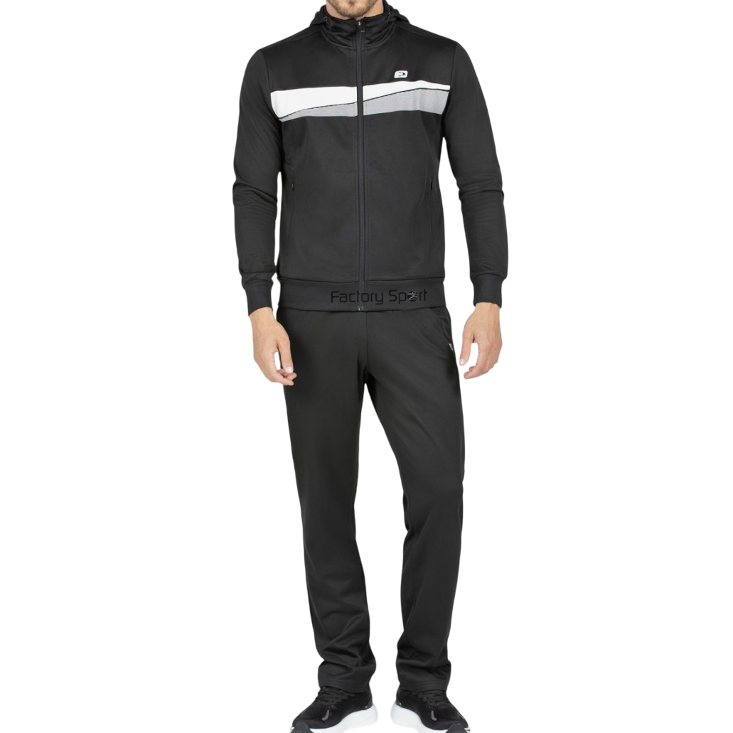 JOHN SMITH ALMARAZ CHANDAL POLIESTER NEGRO/BLANCO PARA HOMBRE