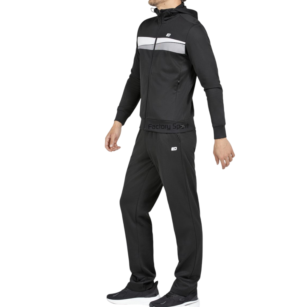 JOHN SMITH ALMARAZ CHANDAL POLIESTER NEGRO/BLANCO PARA HOMBRE - Imagen 3