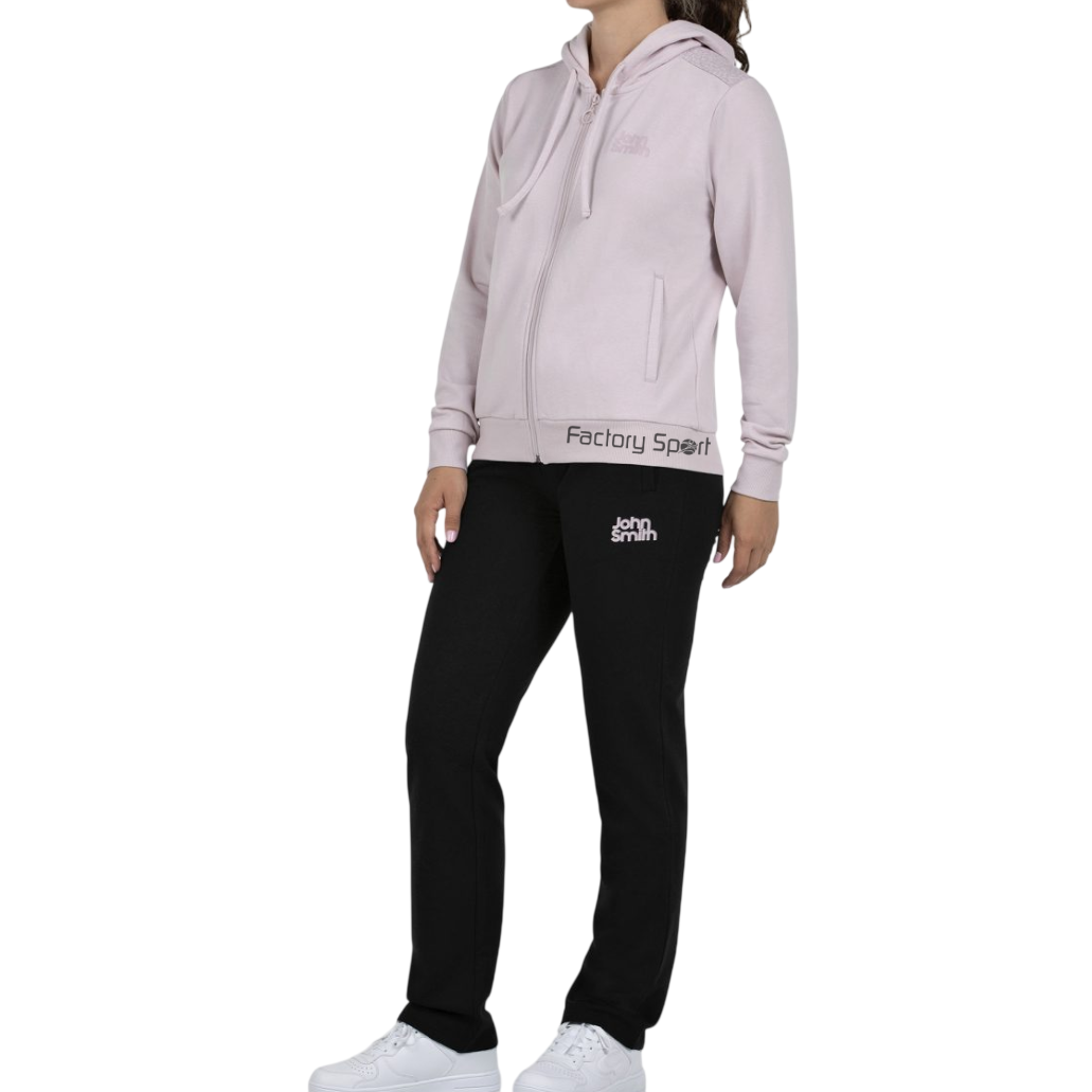 JOHN SMITH HADAR MJ CHANDAL ALGODON MALVA PASTEL/NEGRO PARA MUJER - Imagen 3