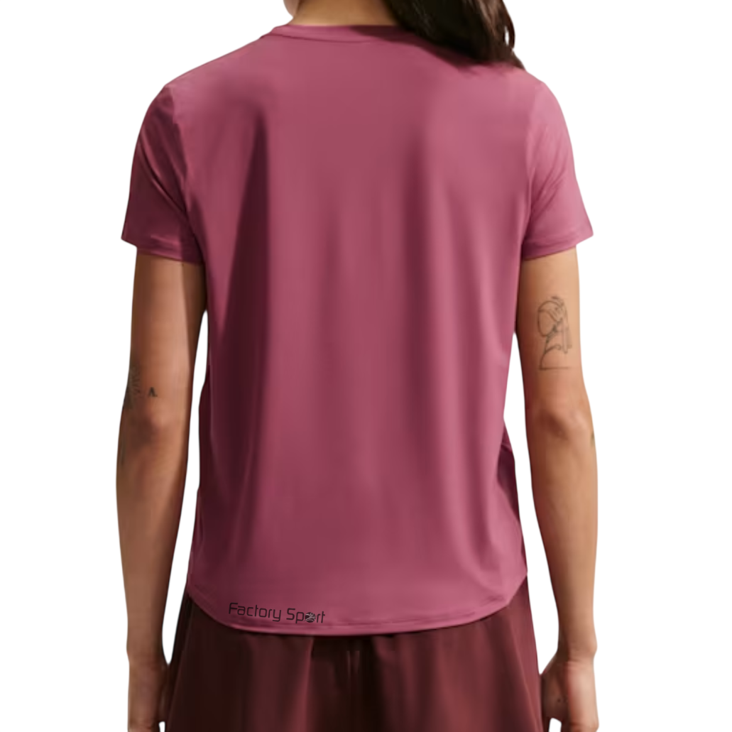 NIKE ONE CLASSIC DRI FIT SLEE CAMISETA W MAUVE 654 PARA MUJER - Imagen 3