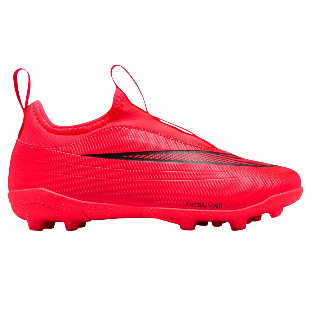NIKE VAPOR 17 CLUB FLEX FG/MG PS ROJO FLUOR/NEGRO PARA NIÑOS