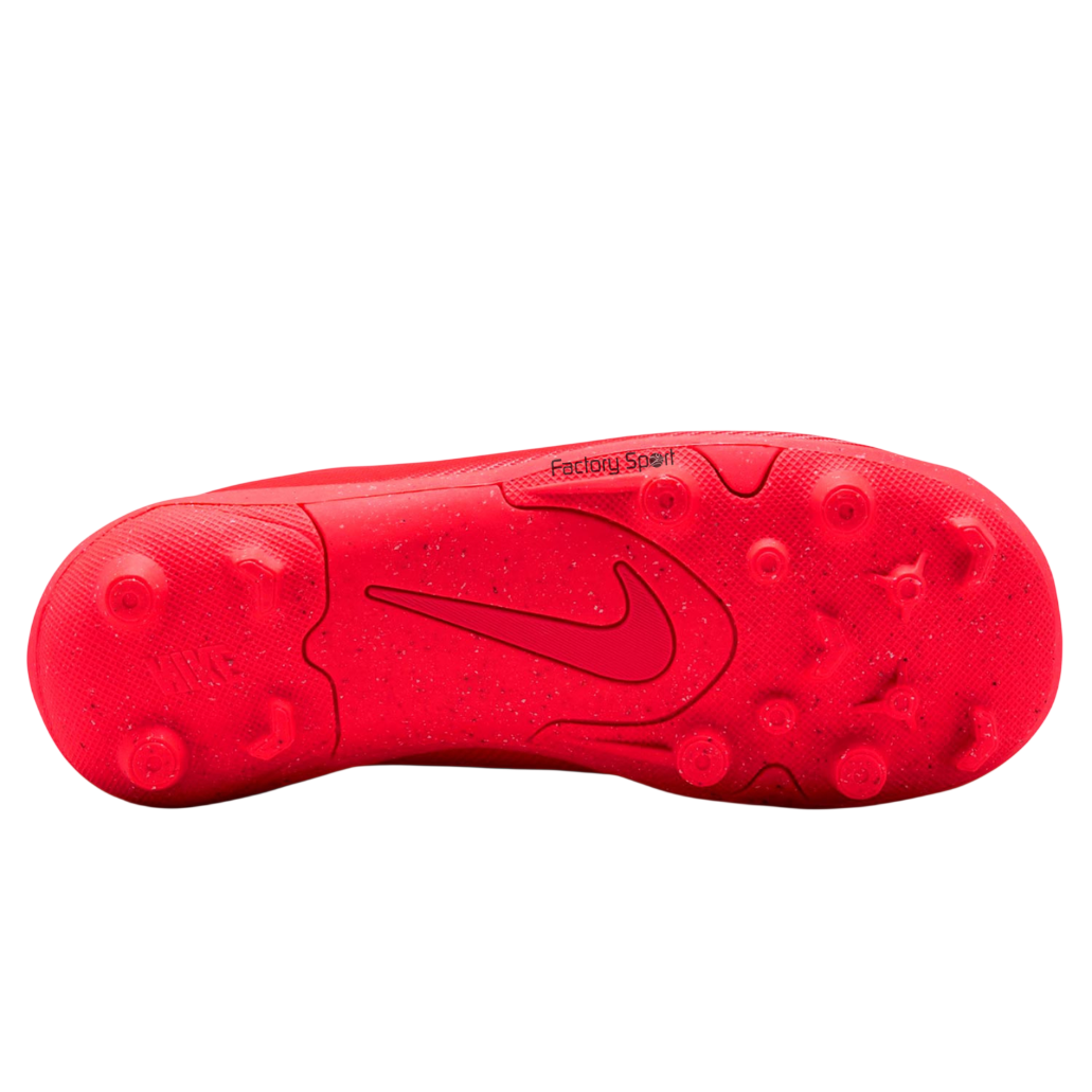 NIKE VAPOR 17 CLUB FLEX FG/MG PS ROJO FLUOR/NEGRO PARA NIÑOS - Imagen 5