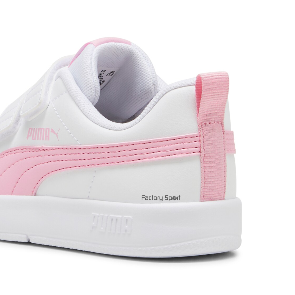 PUMA COURTFLEX V3 V PS VELCRO BLANCO/ROSA 09 PARA NIÑAS - Imagen 5