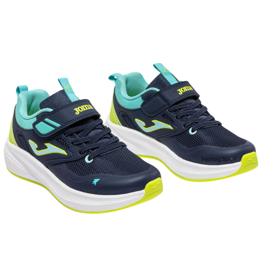 JOMA FERRO VELCRO MARINO/LIMA/VERDE AGUA PARA NIÑO - Imagen 3