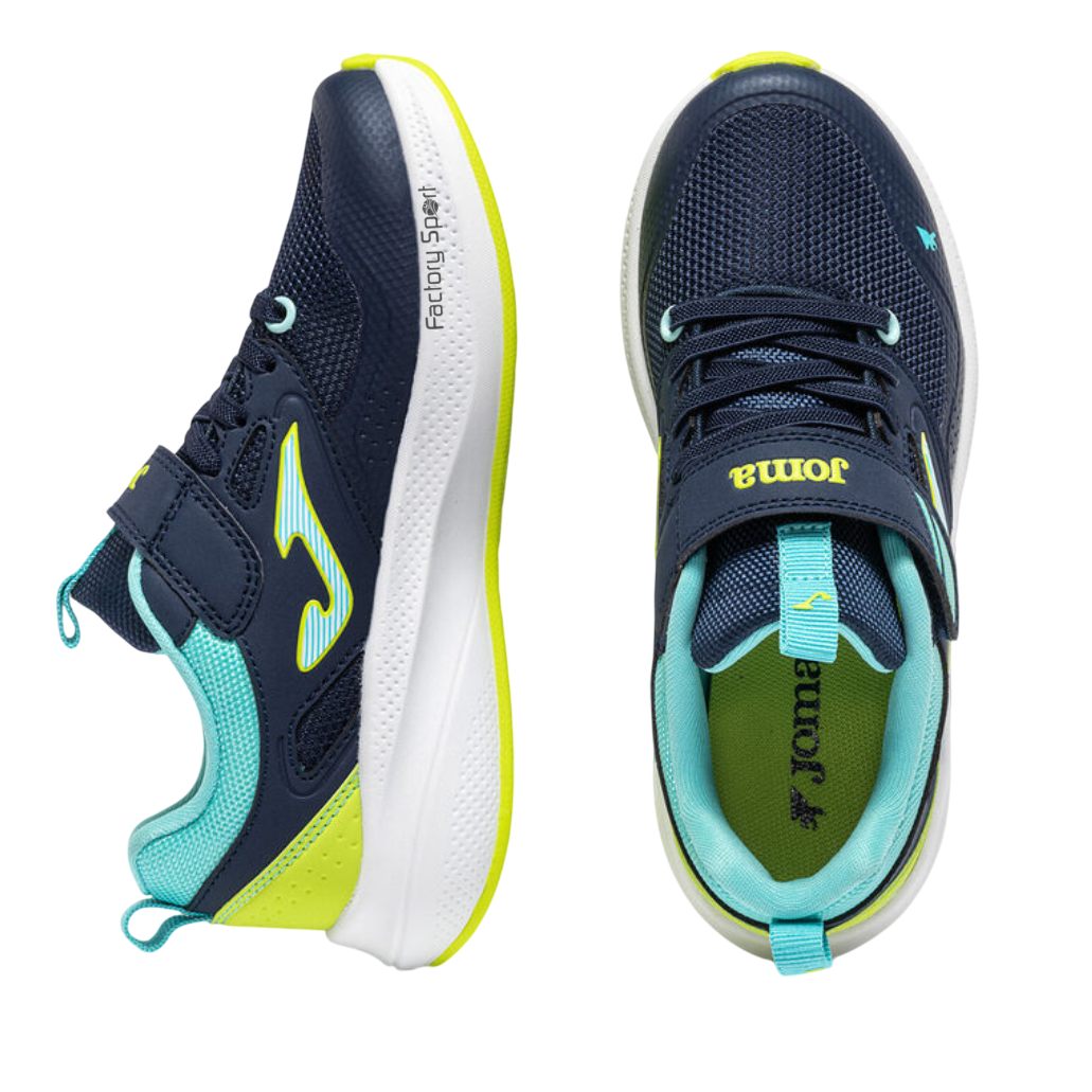 JOMA FERRO VELCRO MARINO/LIMA/VERDE AGUA PARA NIÑO - Imagen 4