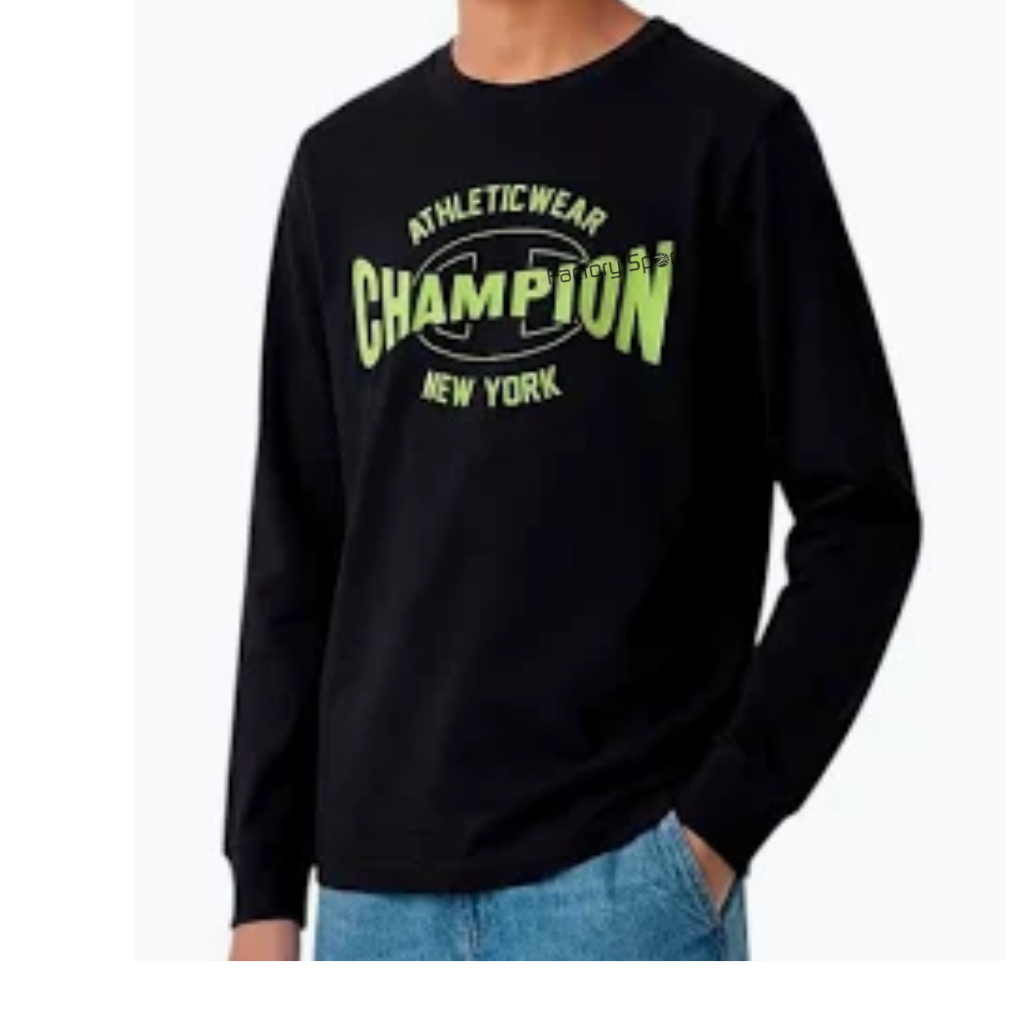CHAMPION CAMISETA 307260 NEGRO/LIMA NBK PARA NIÑO