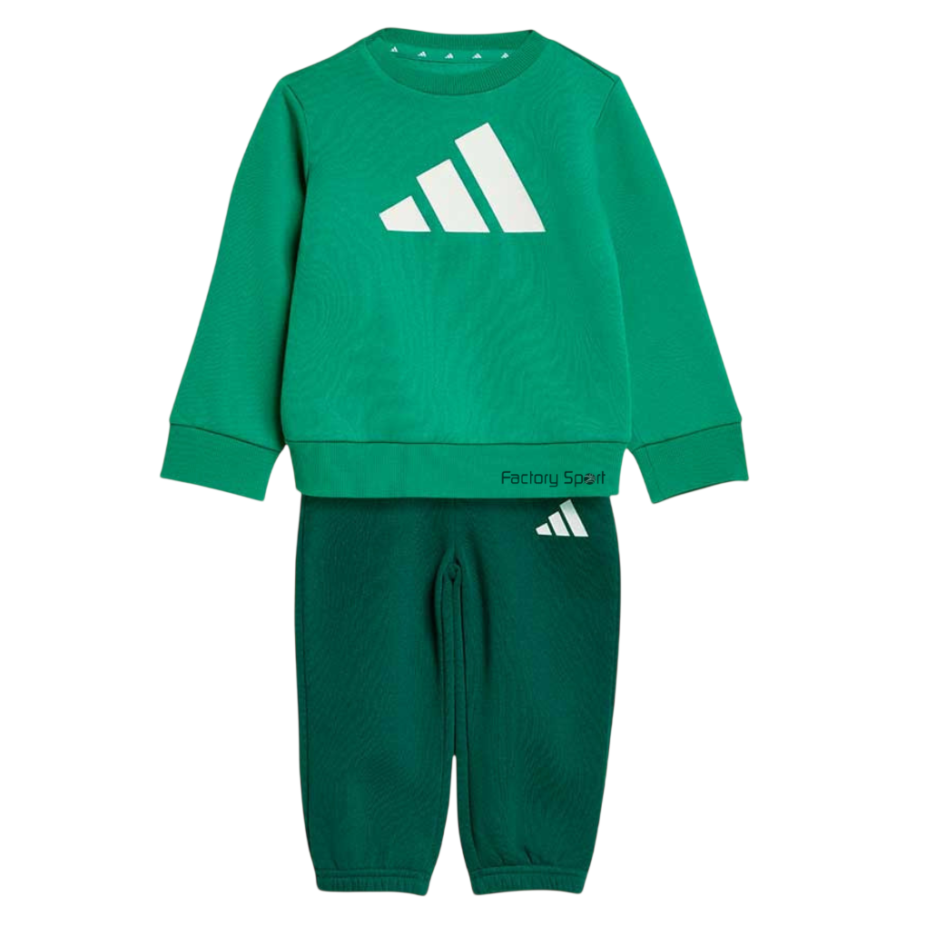 ADIDAS I BL FL JOG 240 CHANDAL BB ALGODÓN VERDE/BLANCO PARA BEBÉ