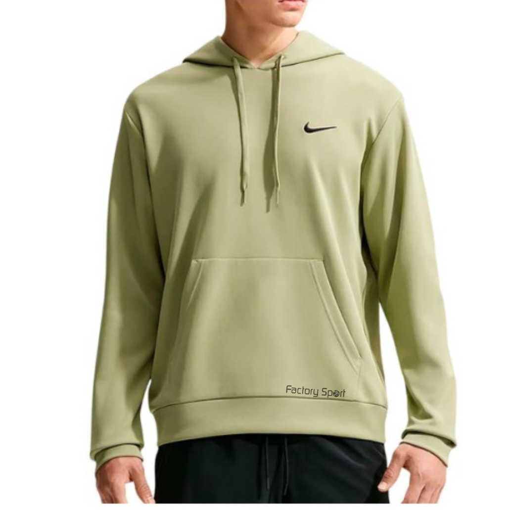 NIKE DF HYVERSE FLC HD SUDADERA POLIESTER VERDE OLIVA PARA HOMBRE - Imagen 2
