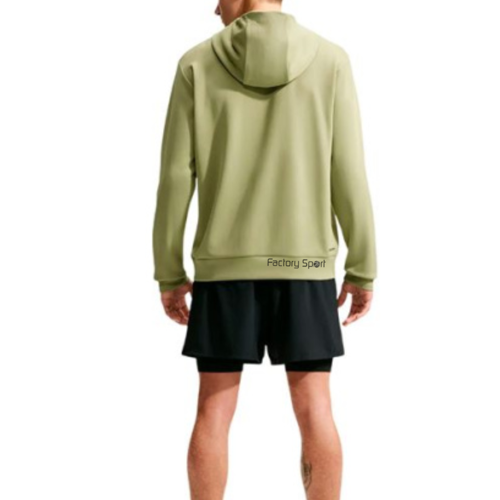 NIKE DF HYVERSE FLC HD SUDADERA POLIESTER VERDE OLIVA PARA HOMBRE - Imagen 3
