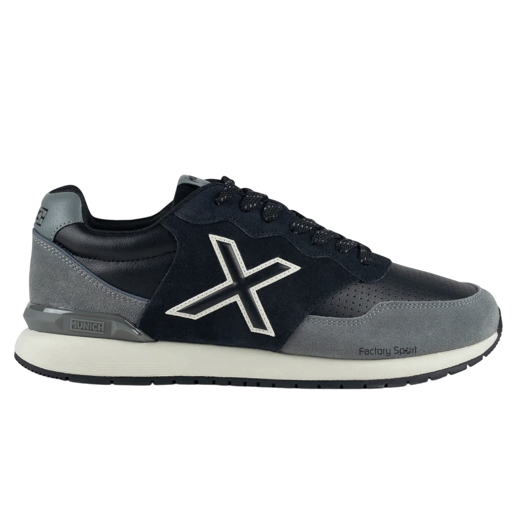 MUNICH DASH PREMIUM 302 NEGRO/GRIS/BLANCO PARA HOMBRE