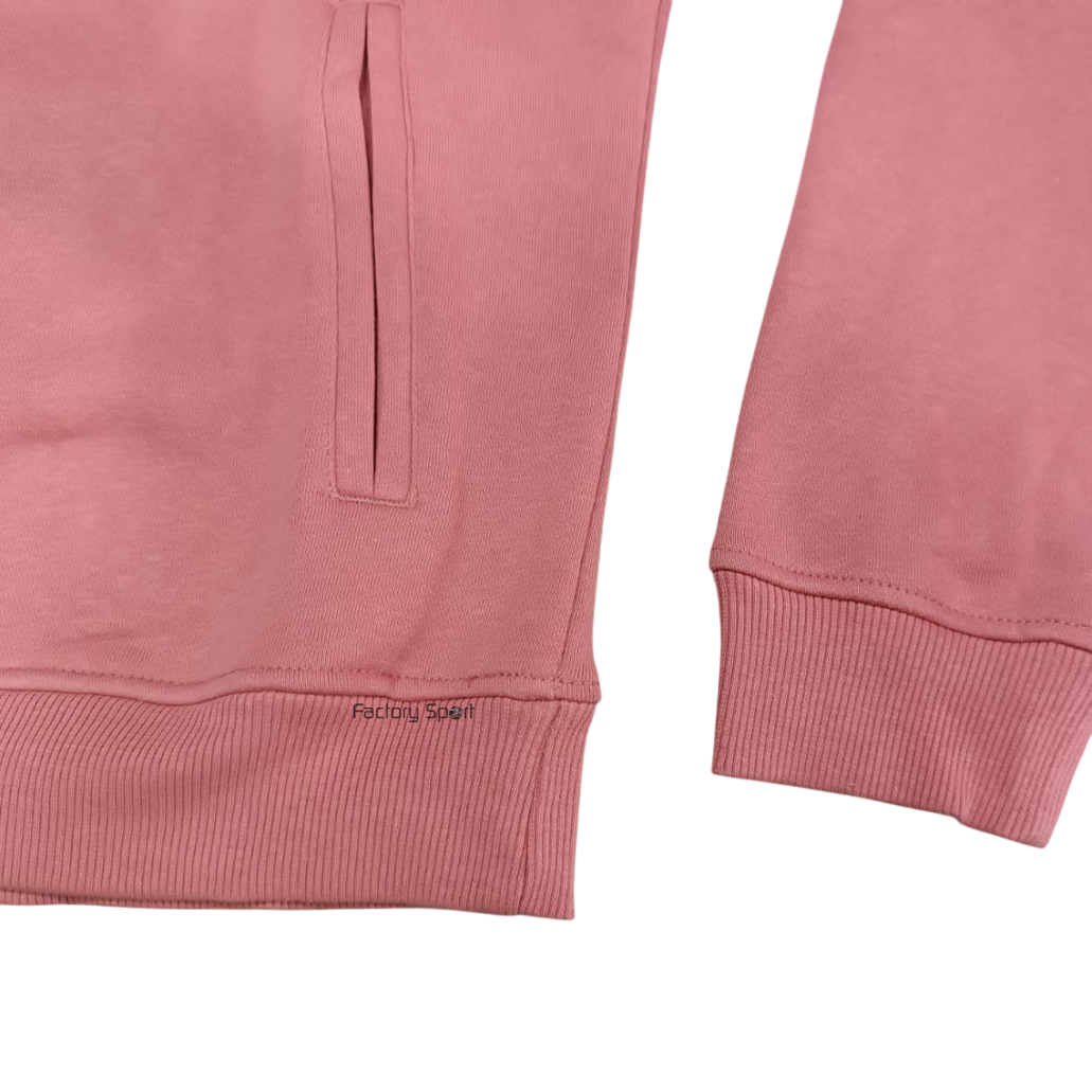 ALPHA KLUK SUDADERA GORRO ALGODON ROSA ARCILLA PARA MUJER - Imagen 4
