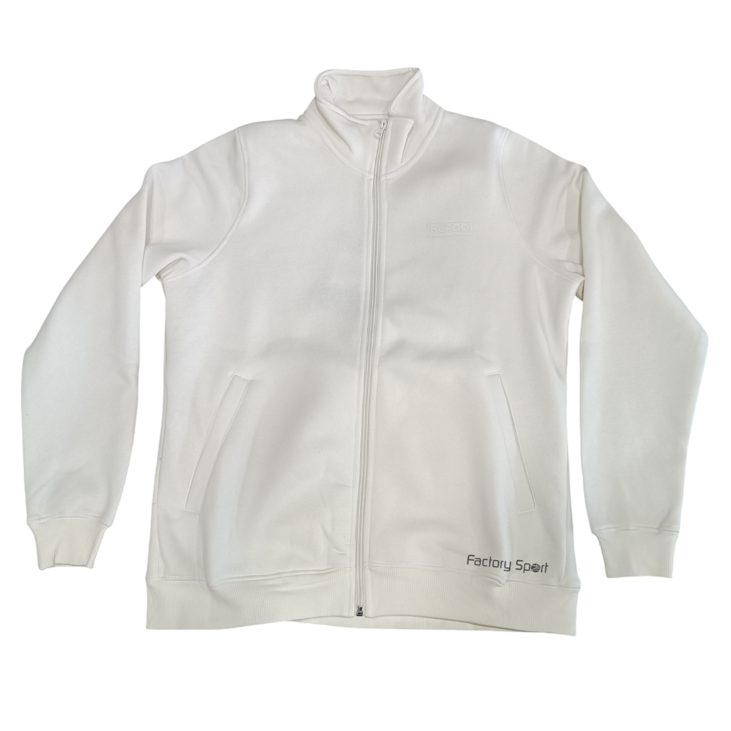 KOAL BIEVANA SUDADERA ABIERTA ALGODON MARFIL PARA MUJER