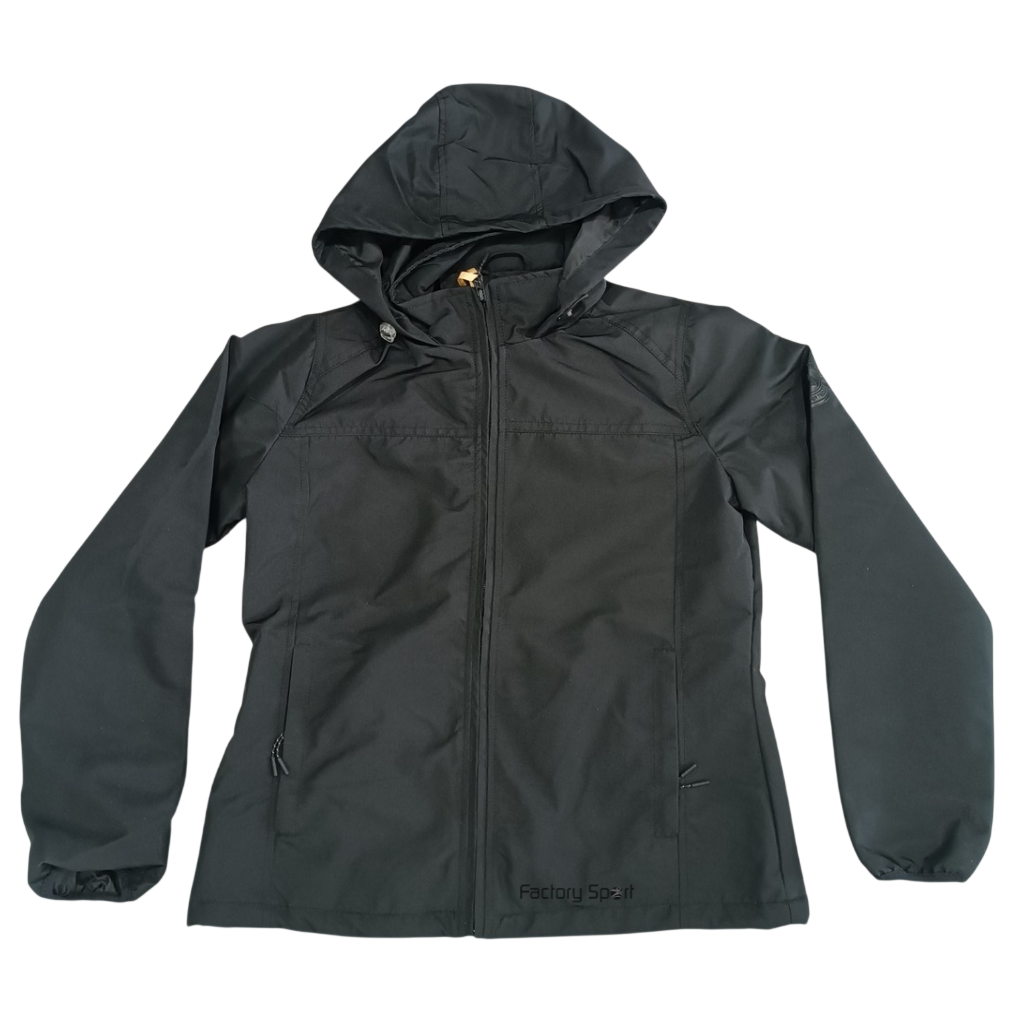 ALPHA ANOKA CHAQUETA CHUBASQUE POLAR NEGRO PARA MUJER