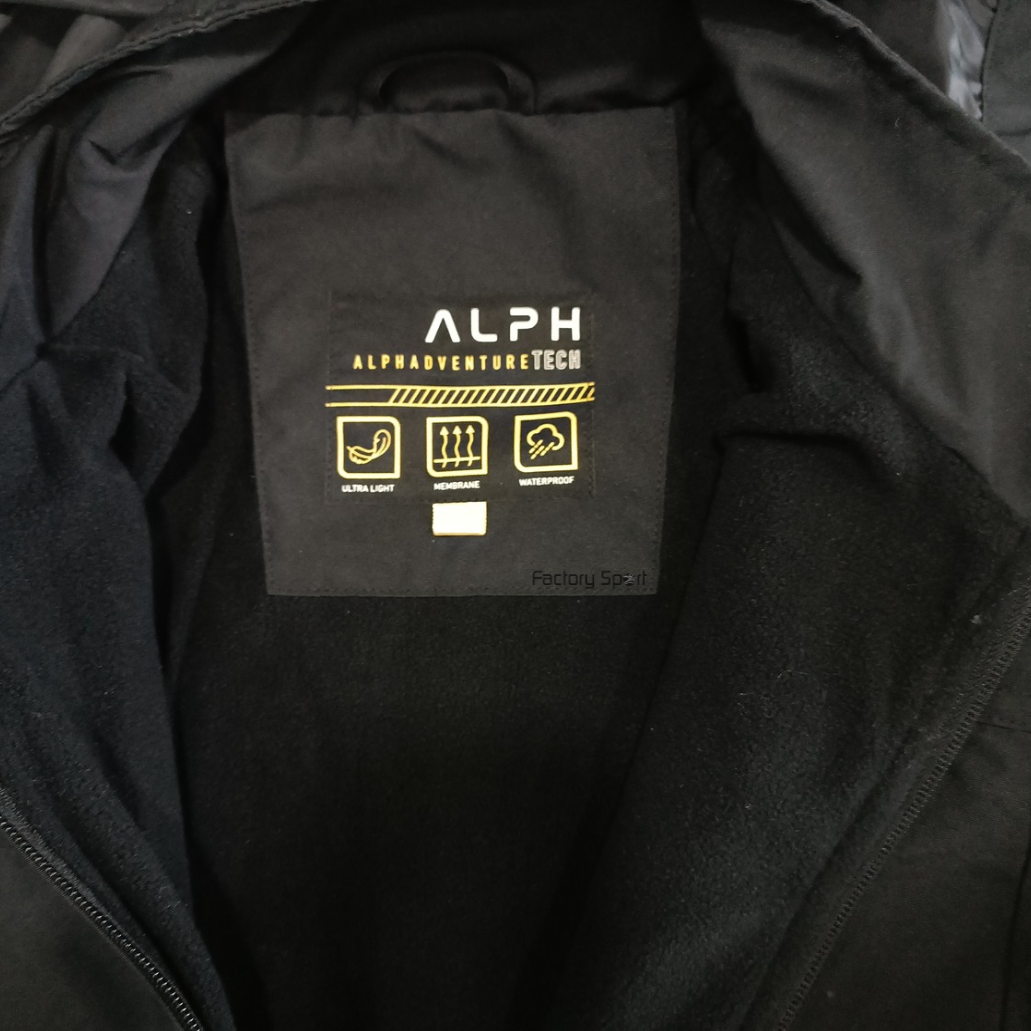 ALPHA ANOKA CHAQUETA CHUBASQUE POLAR NEGRO PARA MUJER - Imagen 5