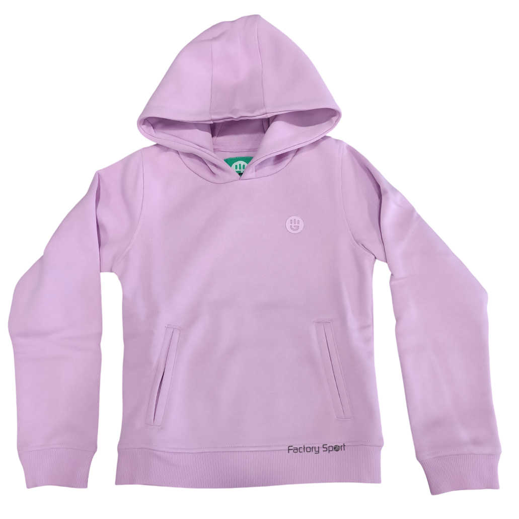 GOWIN RANCHER SUDADERA GORRO ALGODÓN LILA PASTEL PARA NIÑA