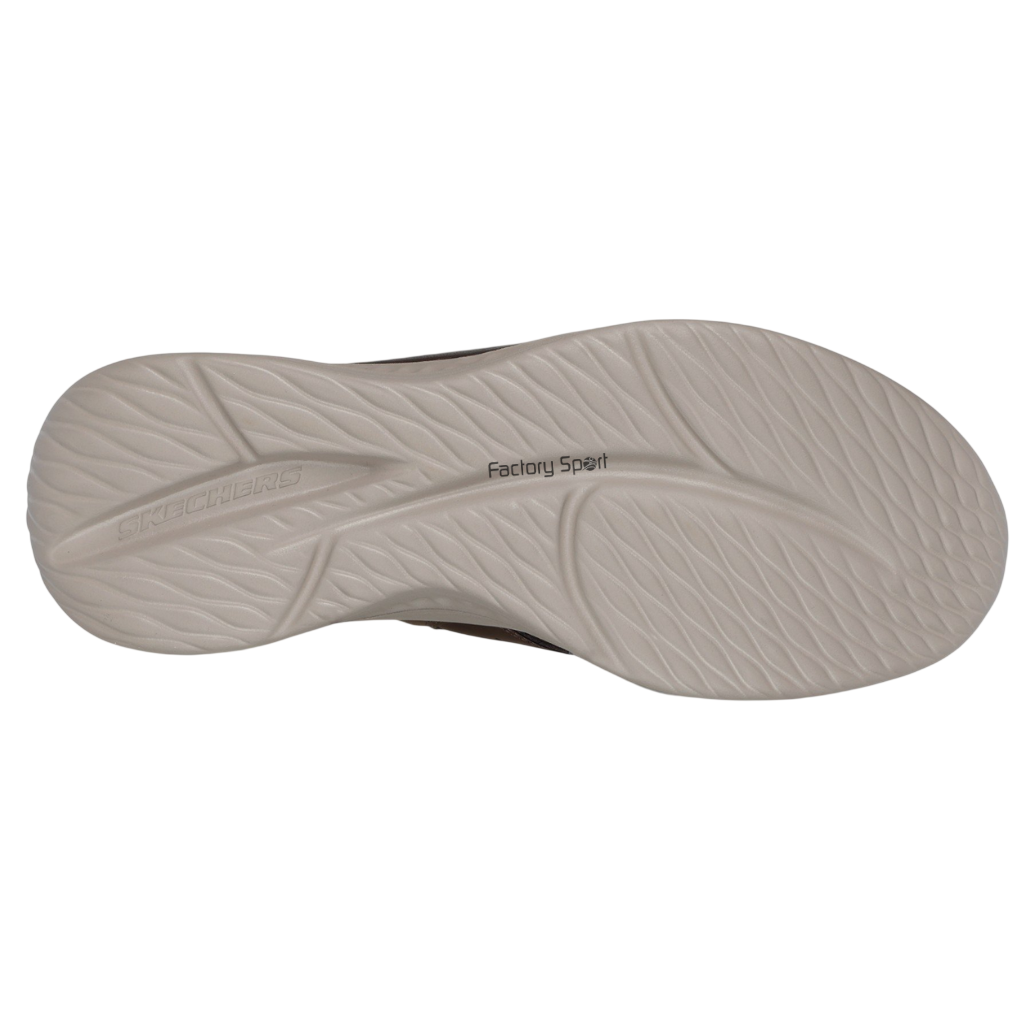 SKECHERS SLADE MACKLIN SLIP INS PIEL CHOCOLATE PARA HOMBRE - Imagen 4